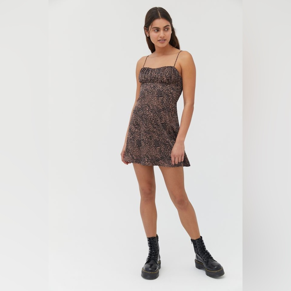 Urban Outfitters Lexington Empire Waist Mini Dress Size Large